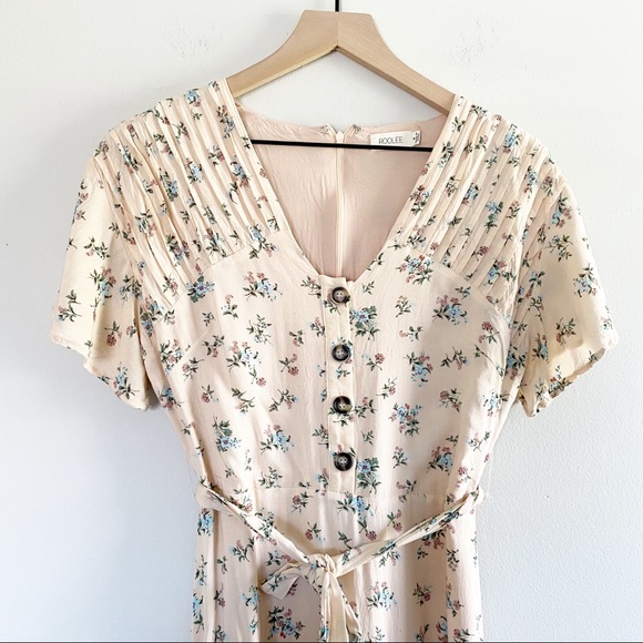 Roolee Floral Maxi Dress Size Small - Picture 3 of 6